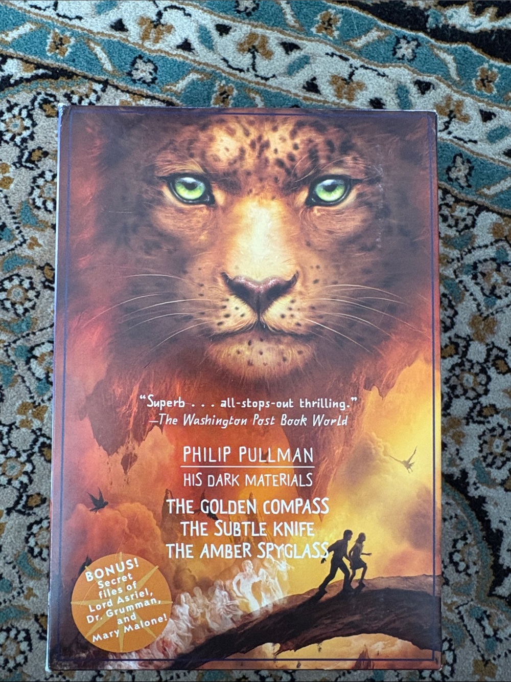 Philip Pullman His Dark Materials Box Set - Golden Brown Cover